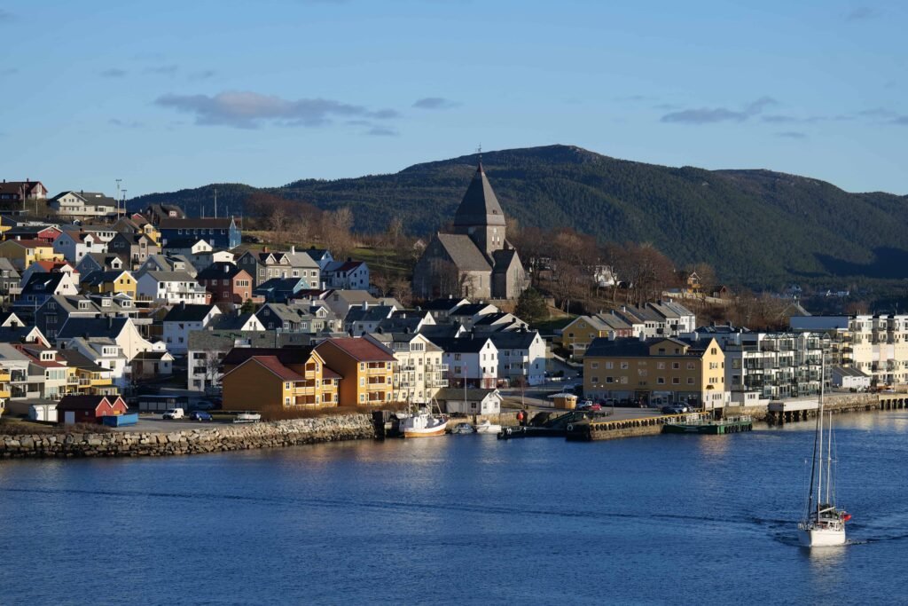 The beautiful town of Kristiansund is your final port stop before Bergen!