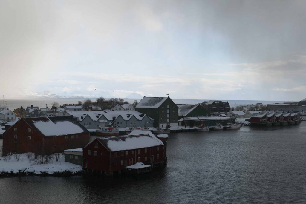 The view from the bridge in Svolvaer!