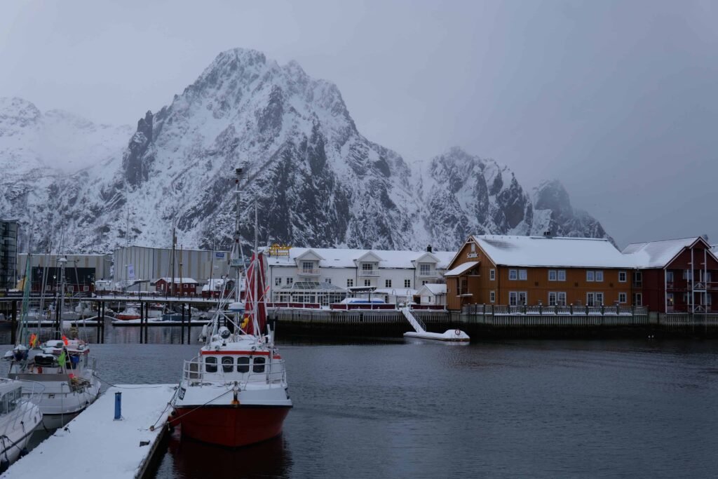 Beautiful Svolvaer, in the Lofoten Islands