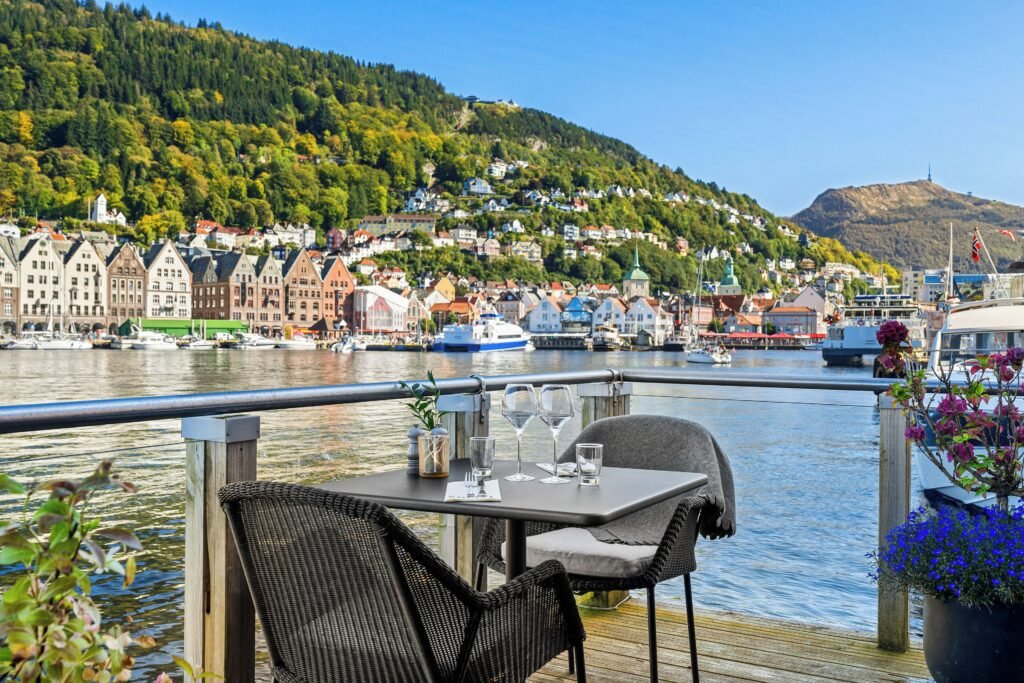 The Clarion Hotel Admiral's stunning terrace, overlooking the harbour! (Photo: Expedia)