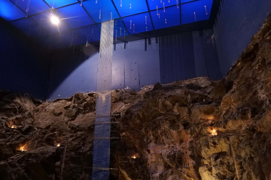 Inside the Cave of Lights at Nordkapp