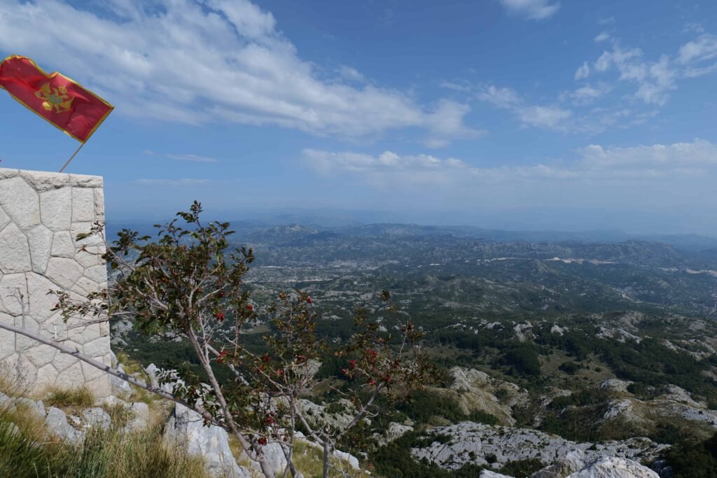 The spectacular view from Njegoš Mausoleum