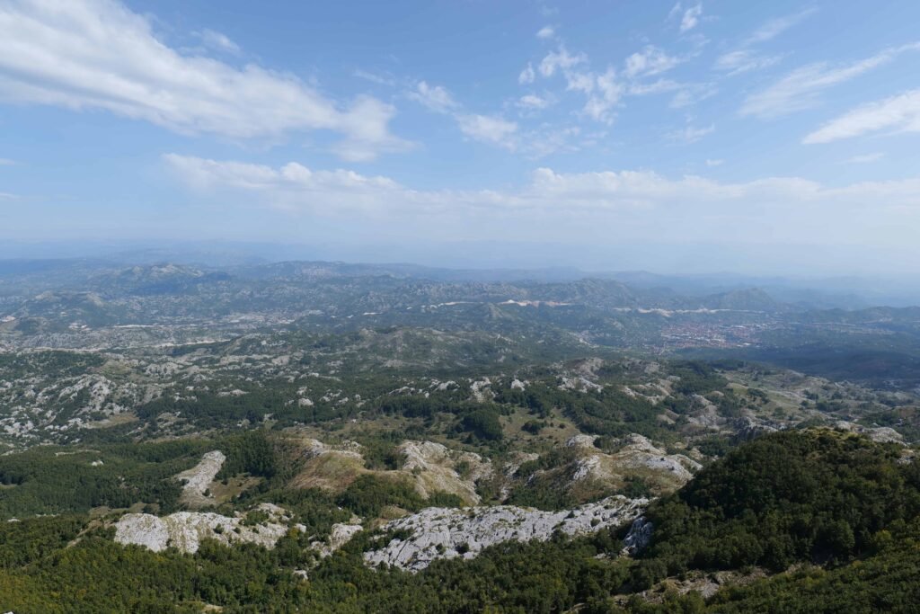 The view from the top of the mausoleum