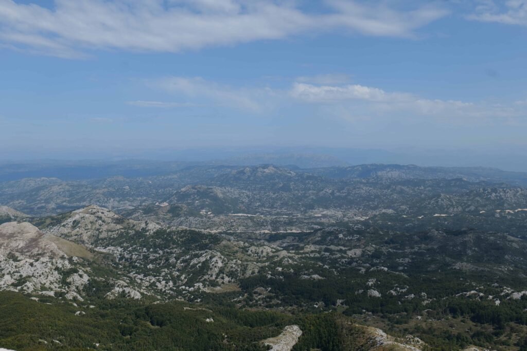 A beautiful, sunny day in Lovcen National Park in late September