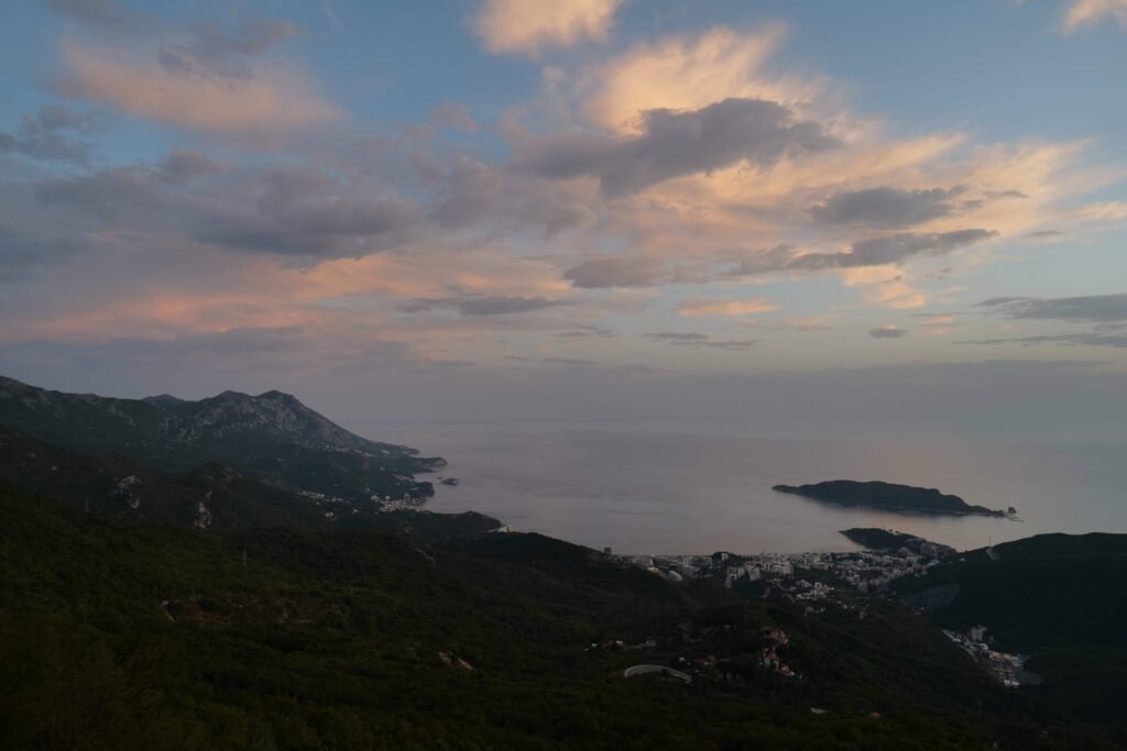 "Budva Lookout" over Budva and St. Stefan!