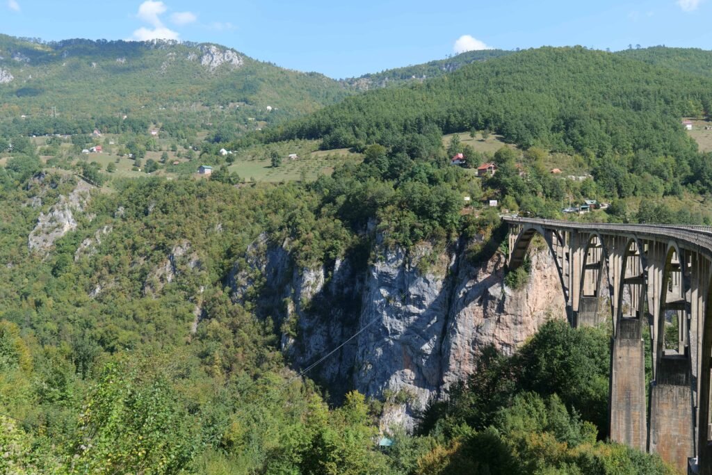 The Tara Bridge over the impressive canyon