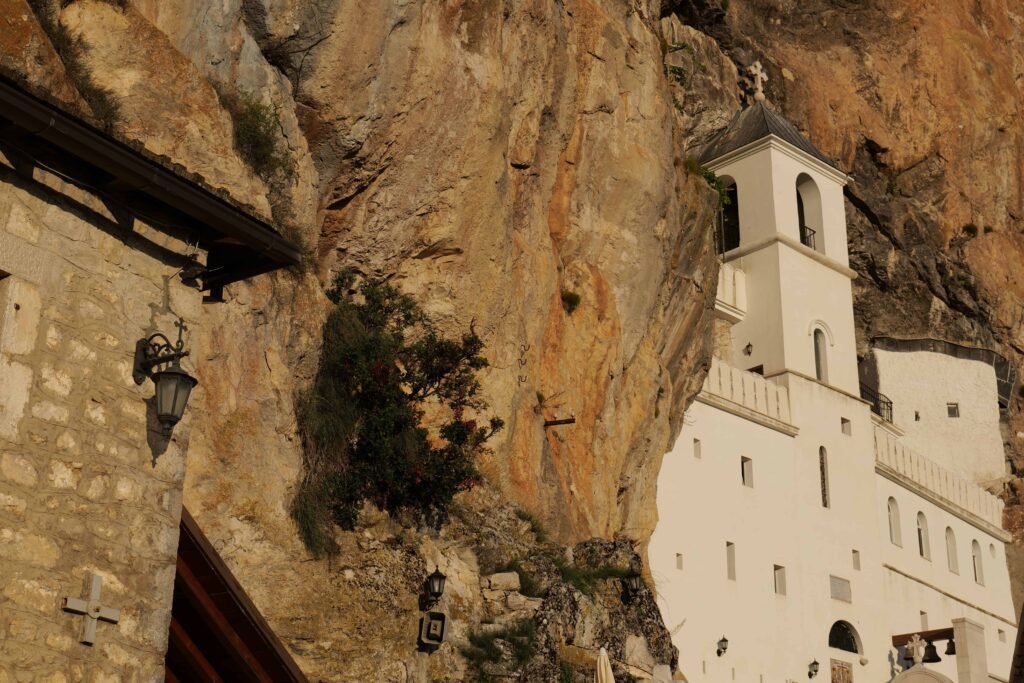 The beautiful Upper Ostrog Monastery
