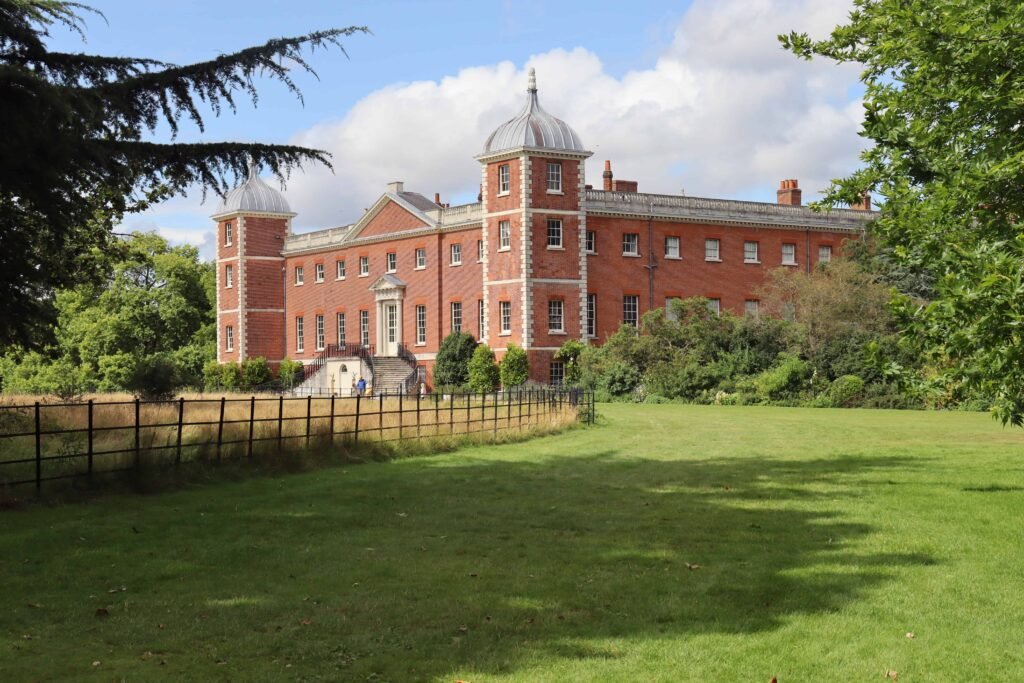 Walking around the gardens at Osterley