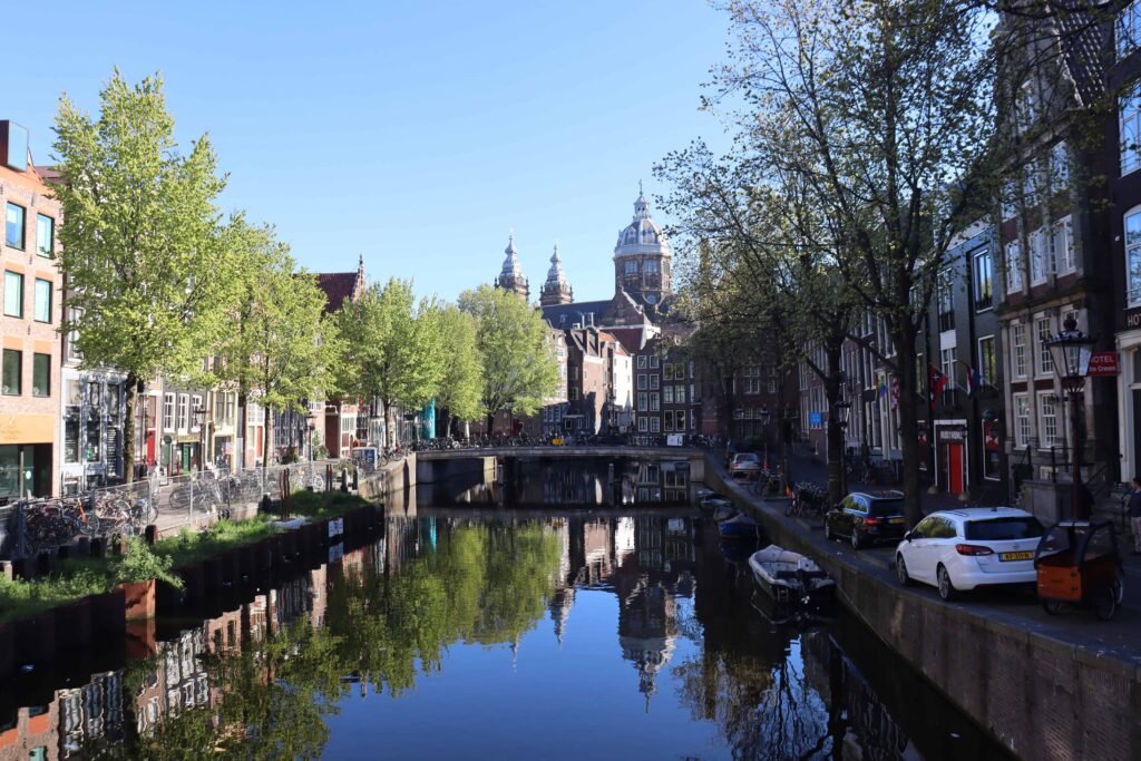 Leafy Amsterdam in spring
