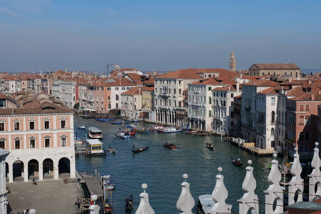 Looking out over Venice in March!