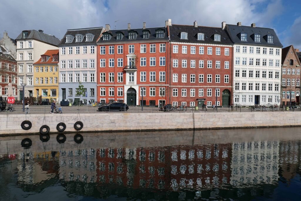 A mix of sunshine and clouds in Copenhagen - one of the best places to visit in Europe in spring!
