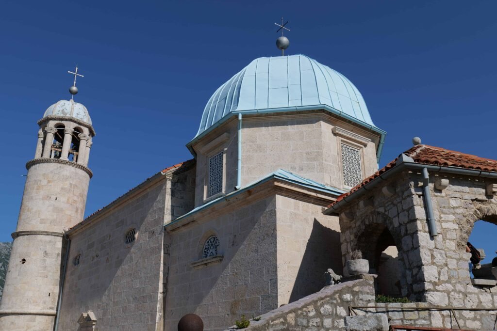 Visiting the incredible Our Lady of the Rocks island church
