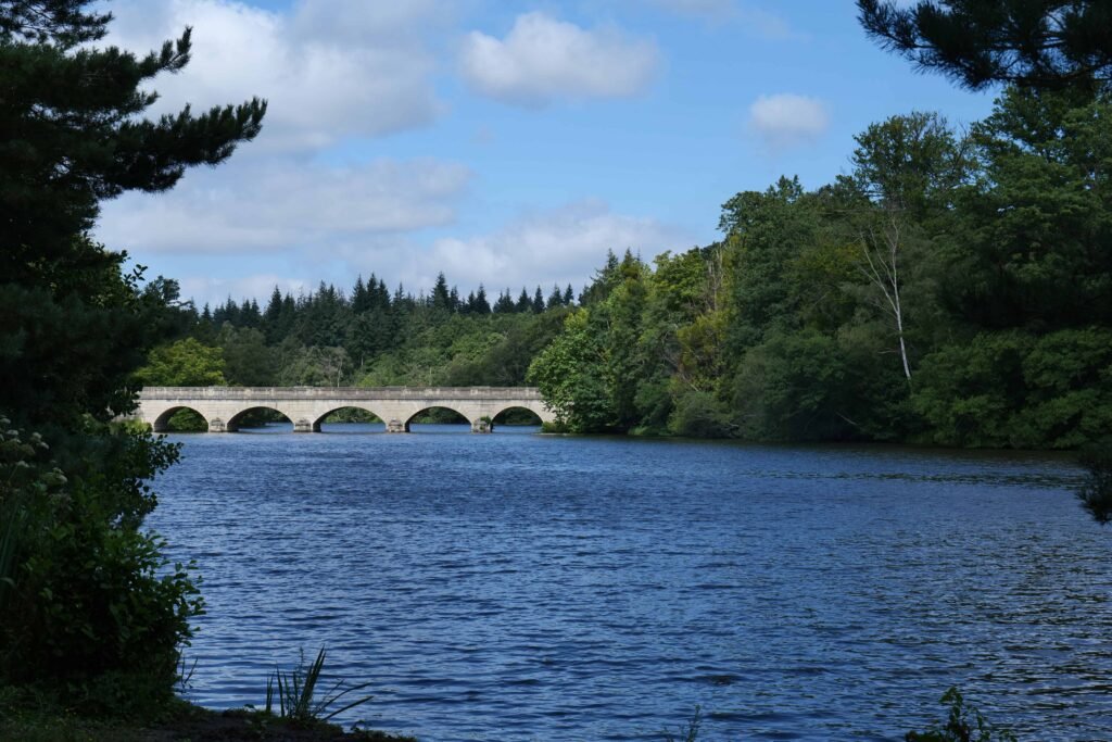 Walking around Virginia Water in Windsor Great Park