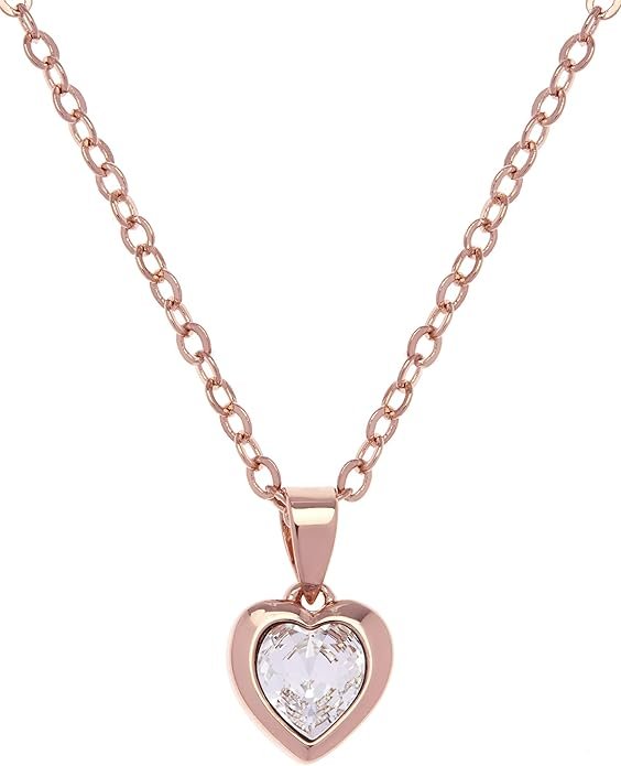 The Ted Baker Hannela Crystal Heart Pendant Necklace is cute and inexpensive!