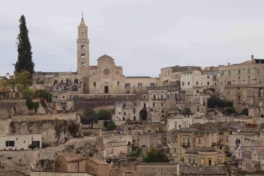 Historic town with ancient architecture