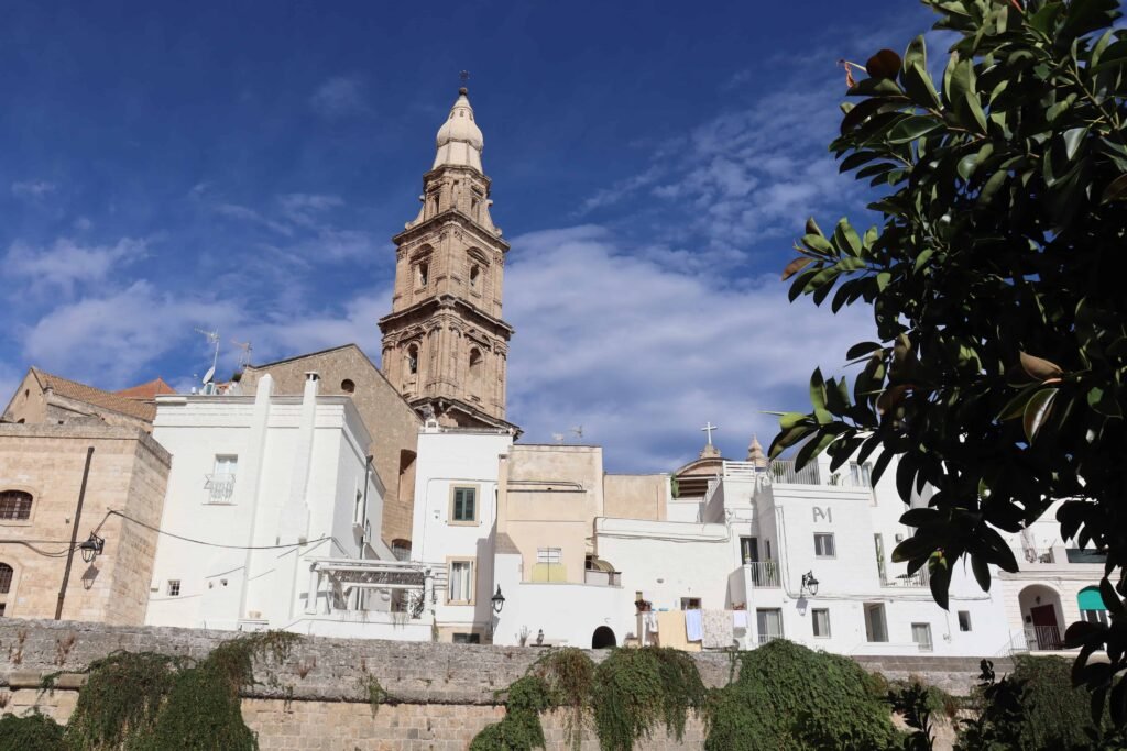 Looking out across Monopoli Centro Storico
