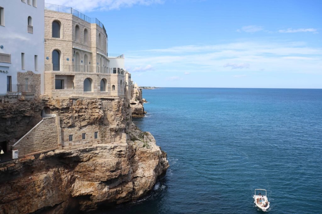 Visiting Polignano a Mare on my 7-day Puglia itinerary!