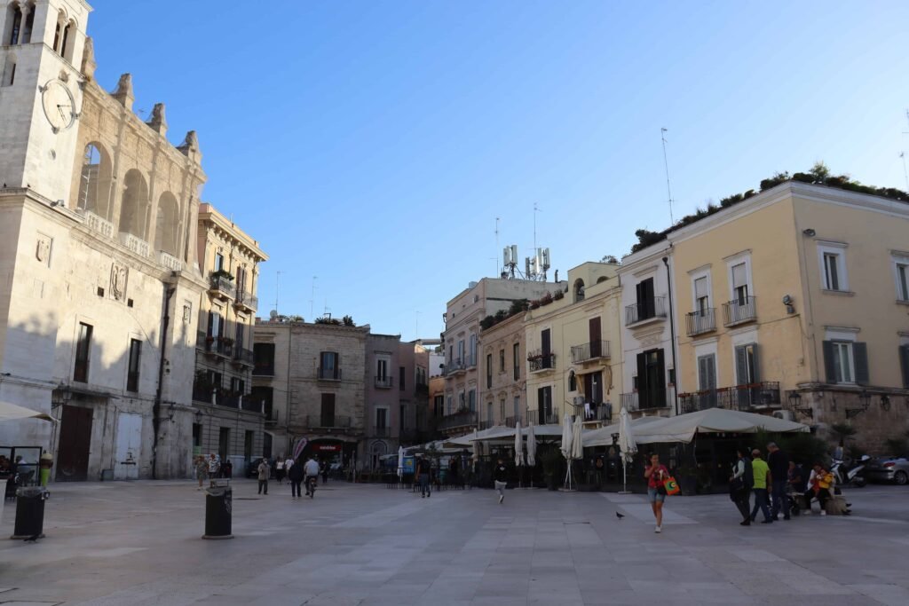 The main square in Bari