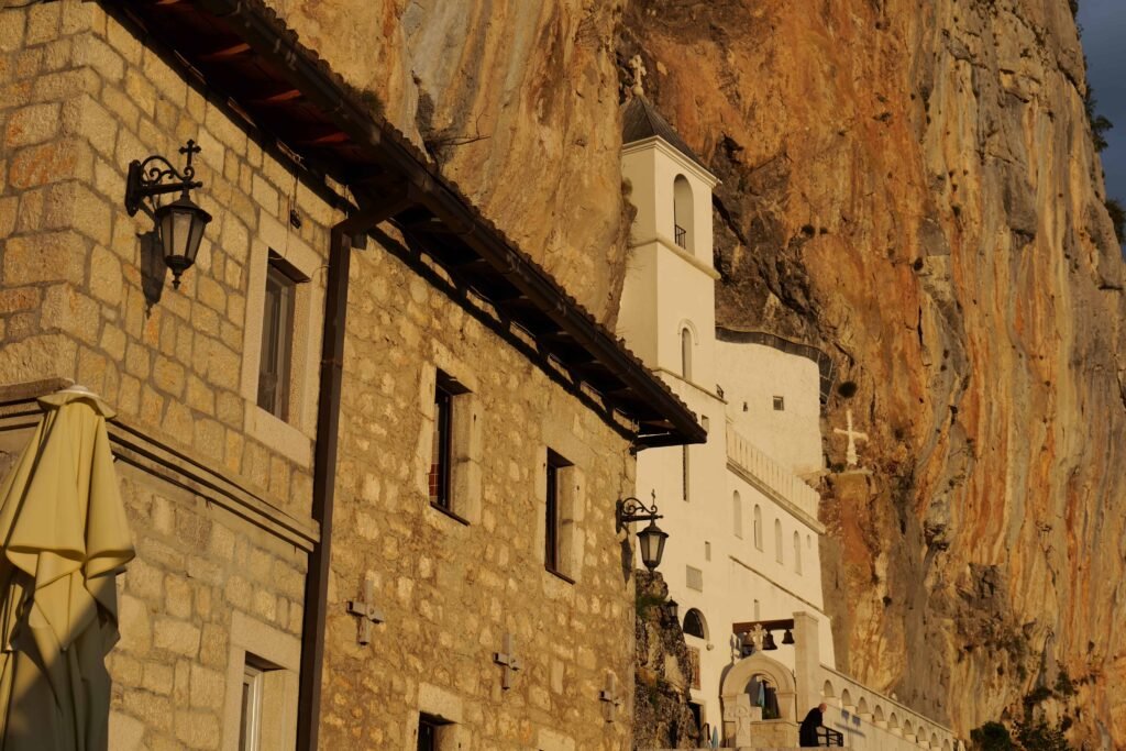 The underrated Ostrog Monastery at Golden Hour