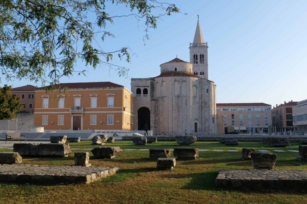Exploring the ruins around Zadar Old Town