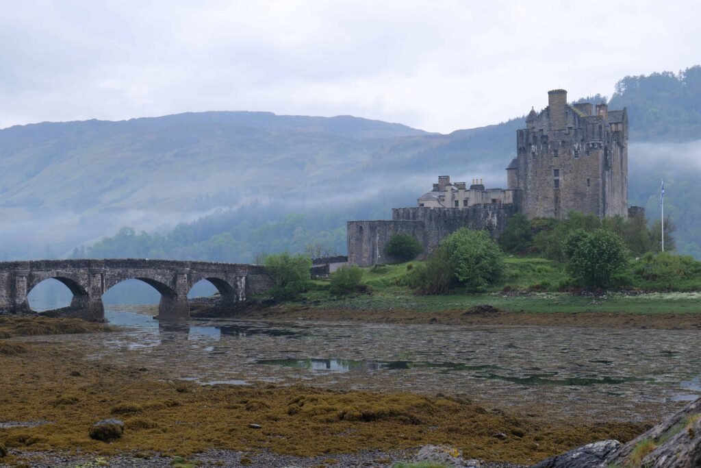 A misty, early summer morning at Eilean Donan Castle!