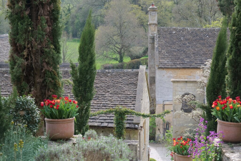 The beautiful Mediterranean-style terraces at Iford Gardens!