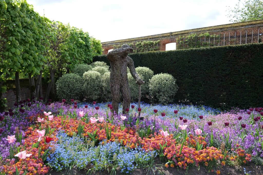 The stunning Great Vine Border bursting with colour!