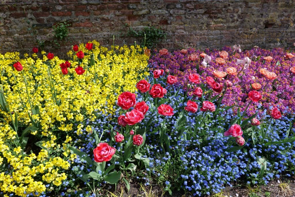 The border next to the Tiltyard restaurant