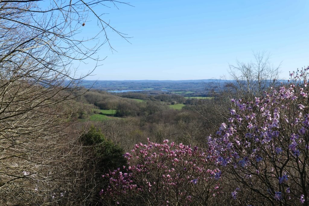 The stunning view over the Weald of Kent!
