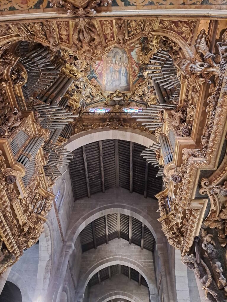 The interior of Braga Cathedral