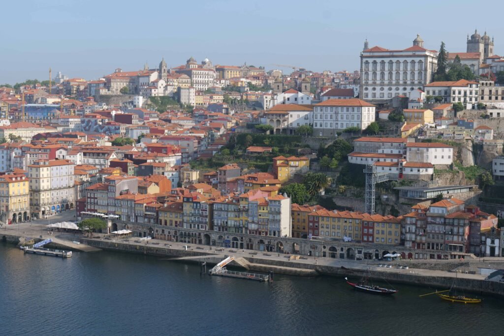 Porto's beautiful Ribeira District from the Luís I Bridge