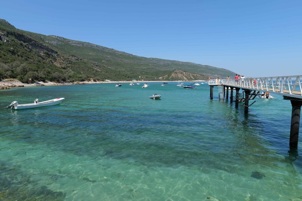 The most unreal shade of turquoise - perfect for a swim!
