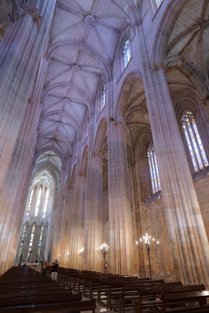 The amazing interior of Batalha Monastery!