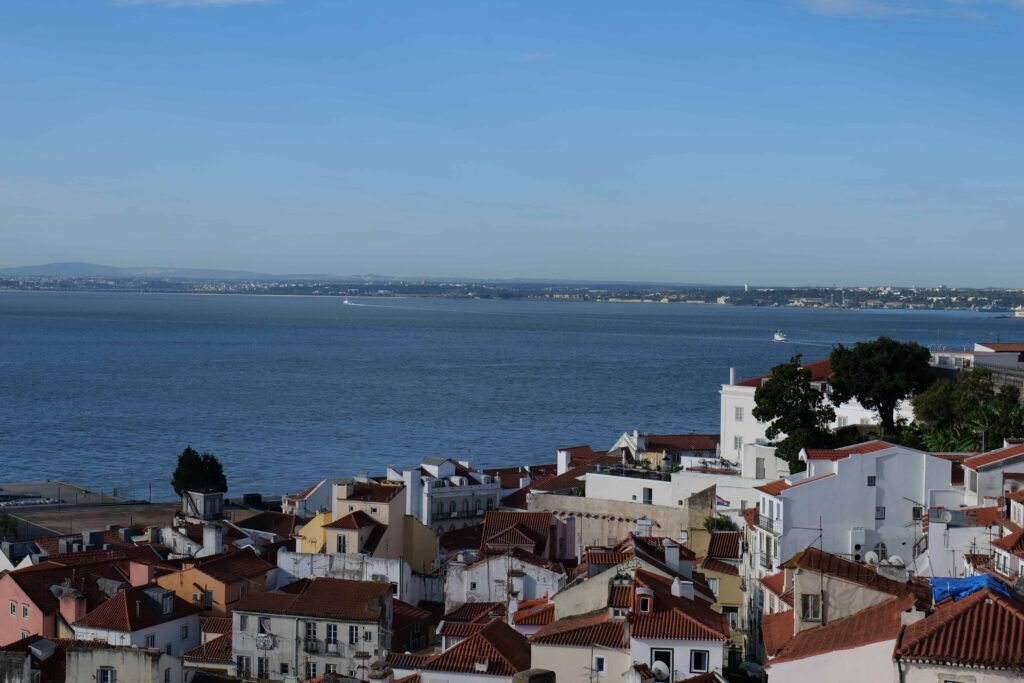 Looking out over Lisbon to the River Tagus!