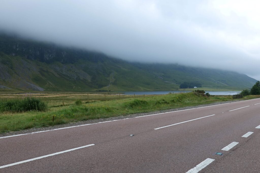 Driving through Glencoe
