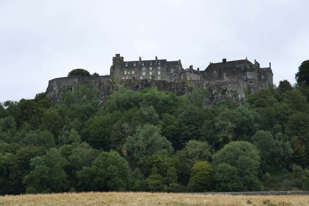 Stirling Castle from the beautiful viewpoint along the main road into Stirling city