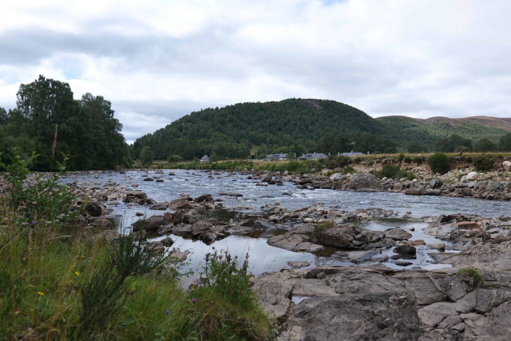 The beautiful River Dee running through Balmoral!