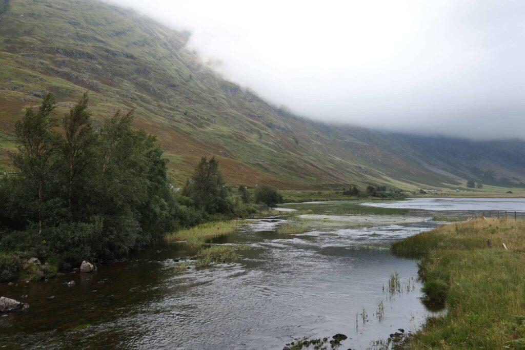 Beautiful Loch Achtriochtan in Glencoe