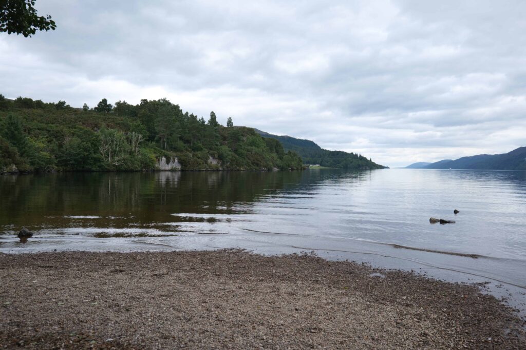 The view of loch Ness from Fort Augustus