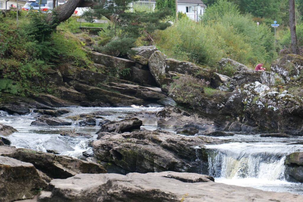Mini waterfalls along the River Dochart