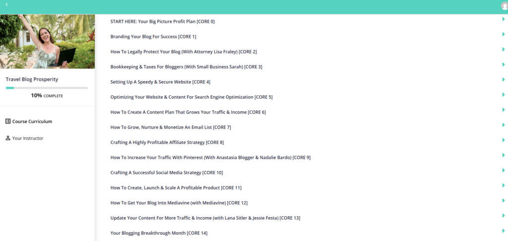 I love how easy Travel Blog Prosperity makes it to learn everything you need to know about blogging!