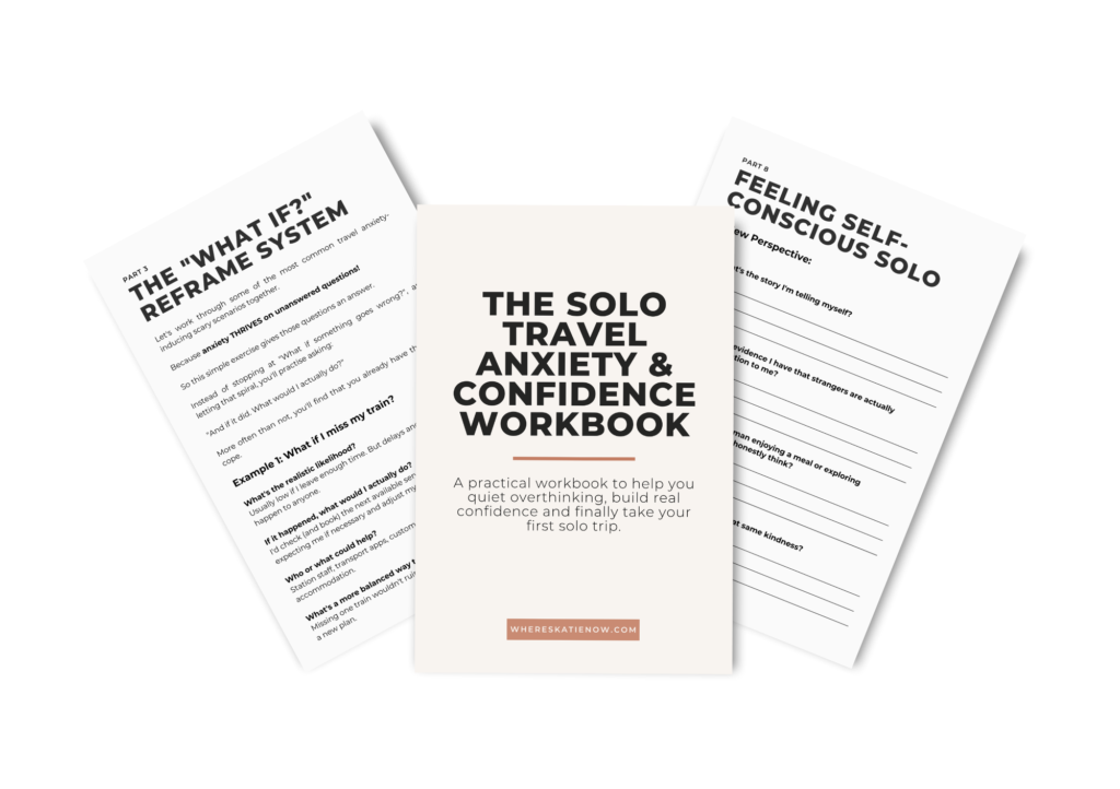 The Solo Travel Anxiety and Confidence Workbook