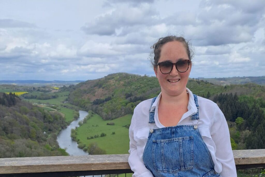 Me travelling solo for the first time in the beautiful Wye Valley, Wales!